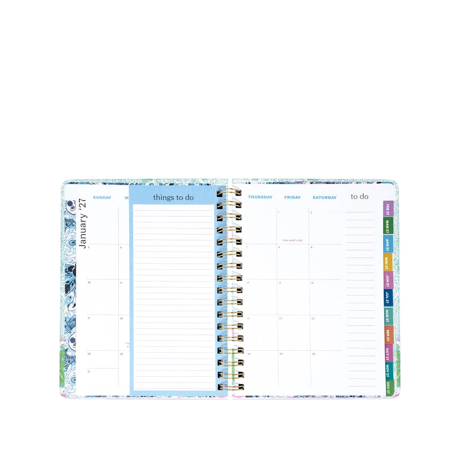 Lilly pulitzer 17 Month Monthly Agenda, Fantastical For Home Mint Condition Fantastical