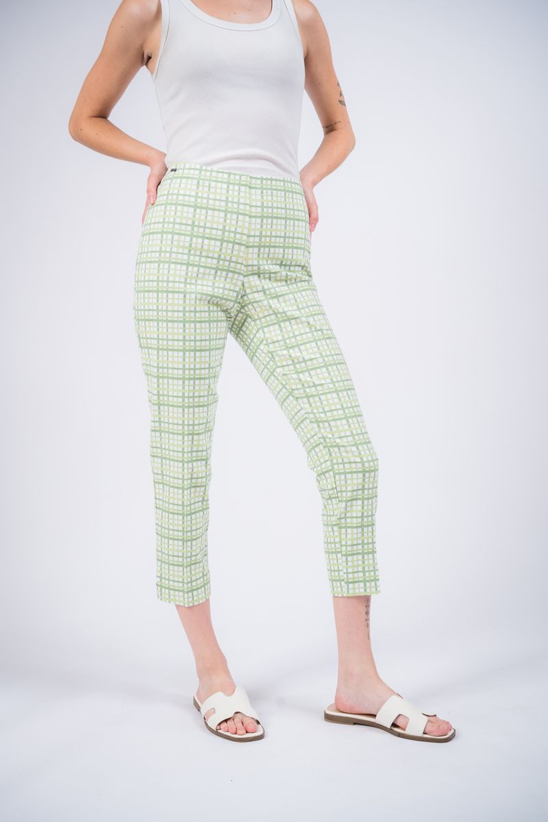 Green Plaid Pants