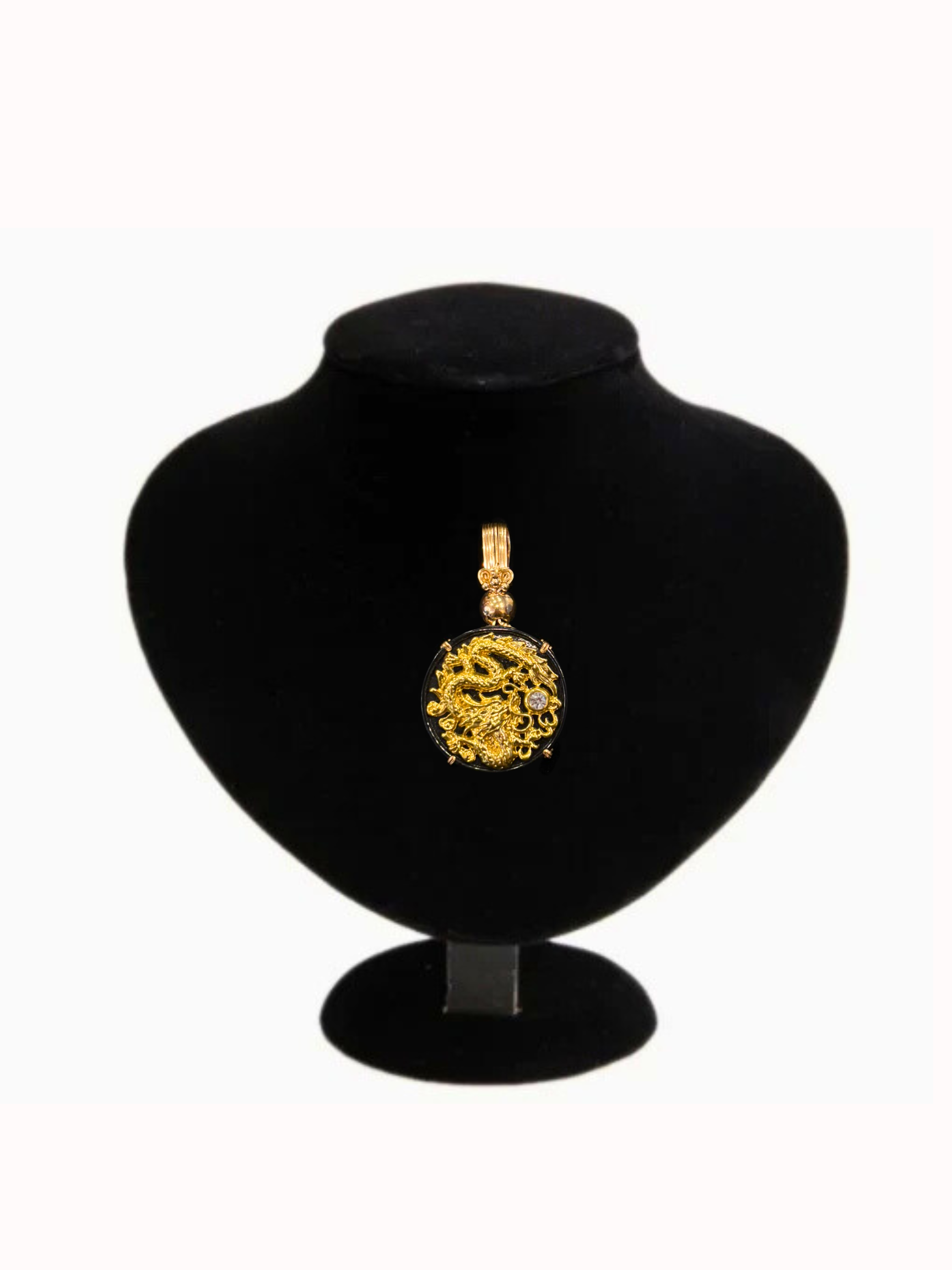 Starfire | Onyx Cz Dragon Pendant