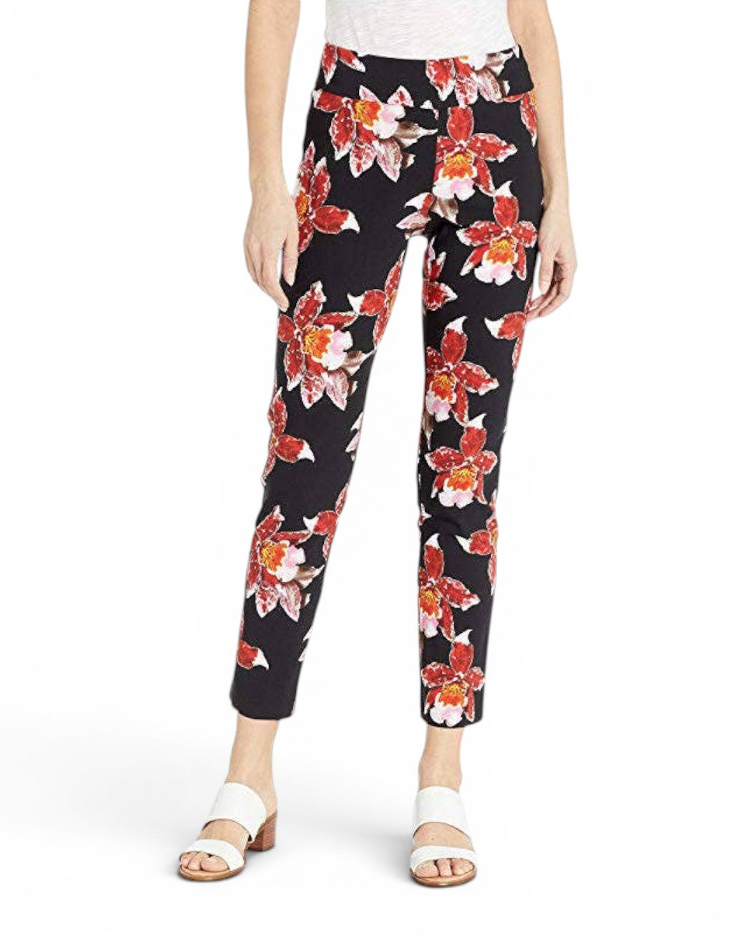 Ankle Pull on Pant - Black Orchid
