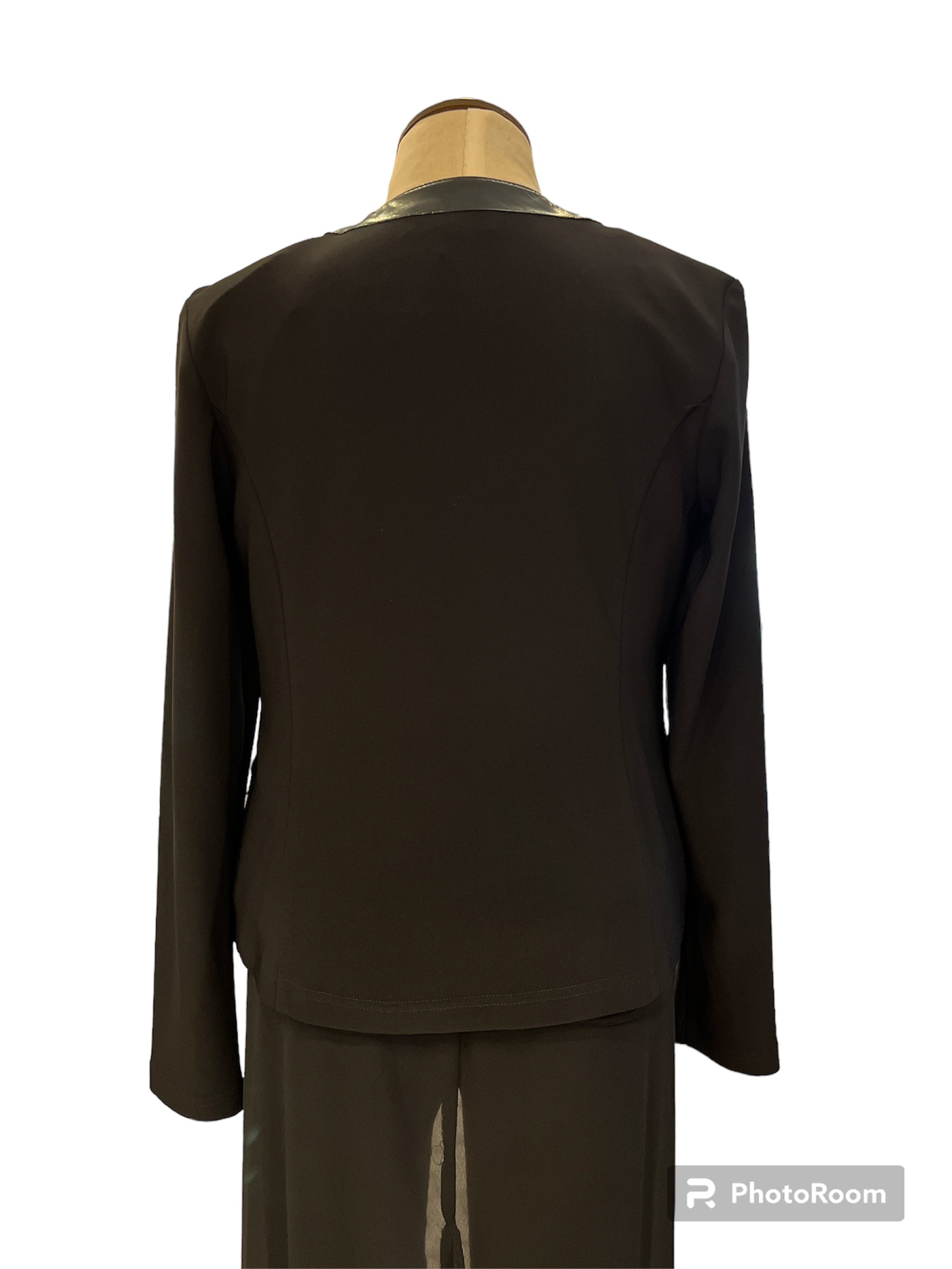 Joseph Ribkoff | Jacket with Pleather Trim