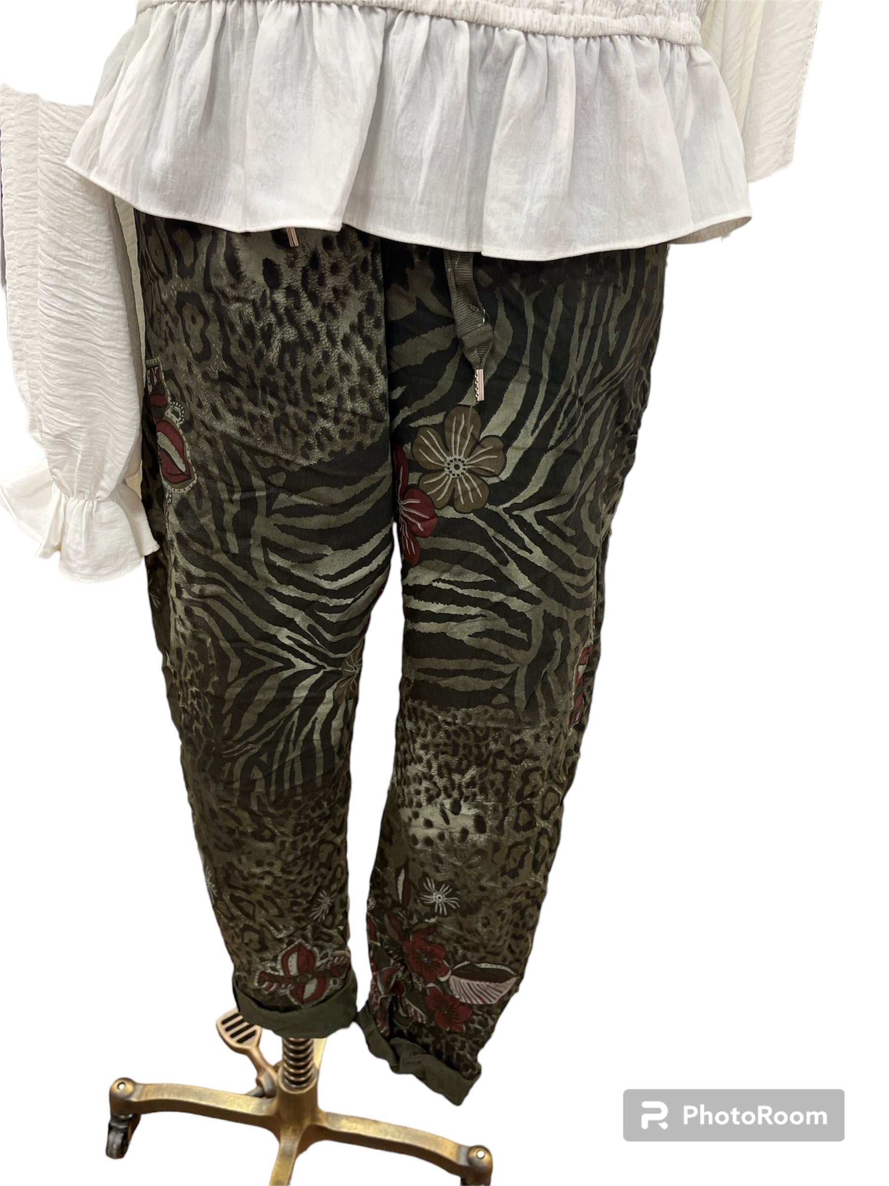 Look Mode | Olive Pattern Pant