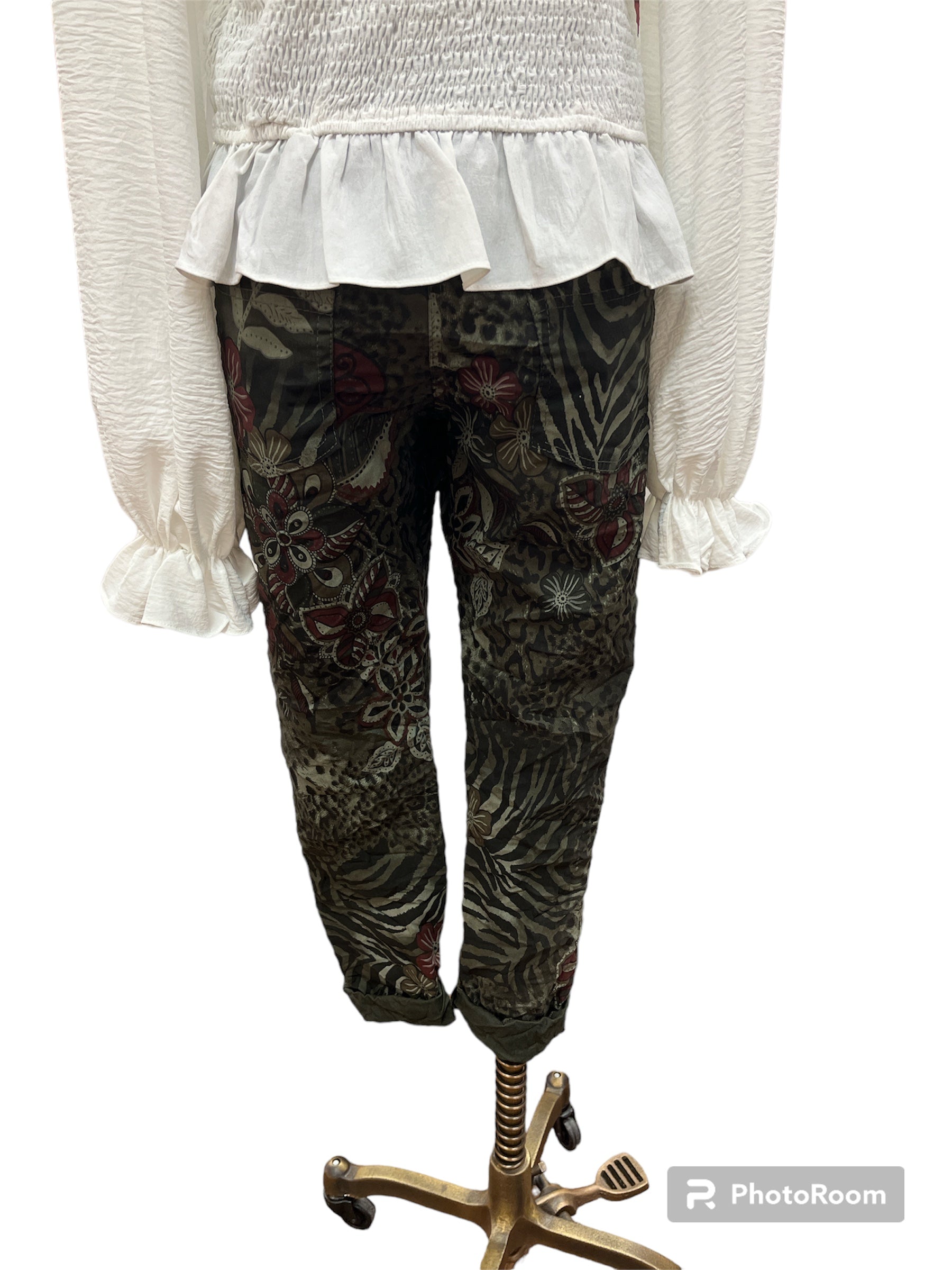 Look Mode | Olive Pattern Pant
