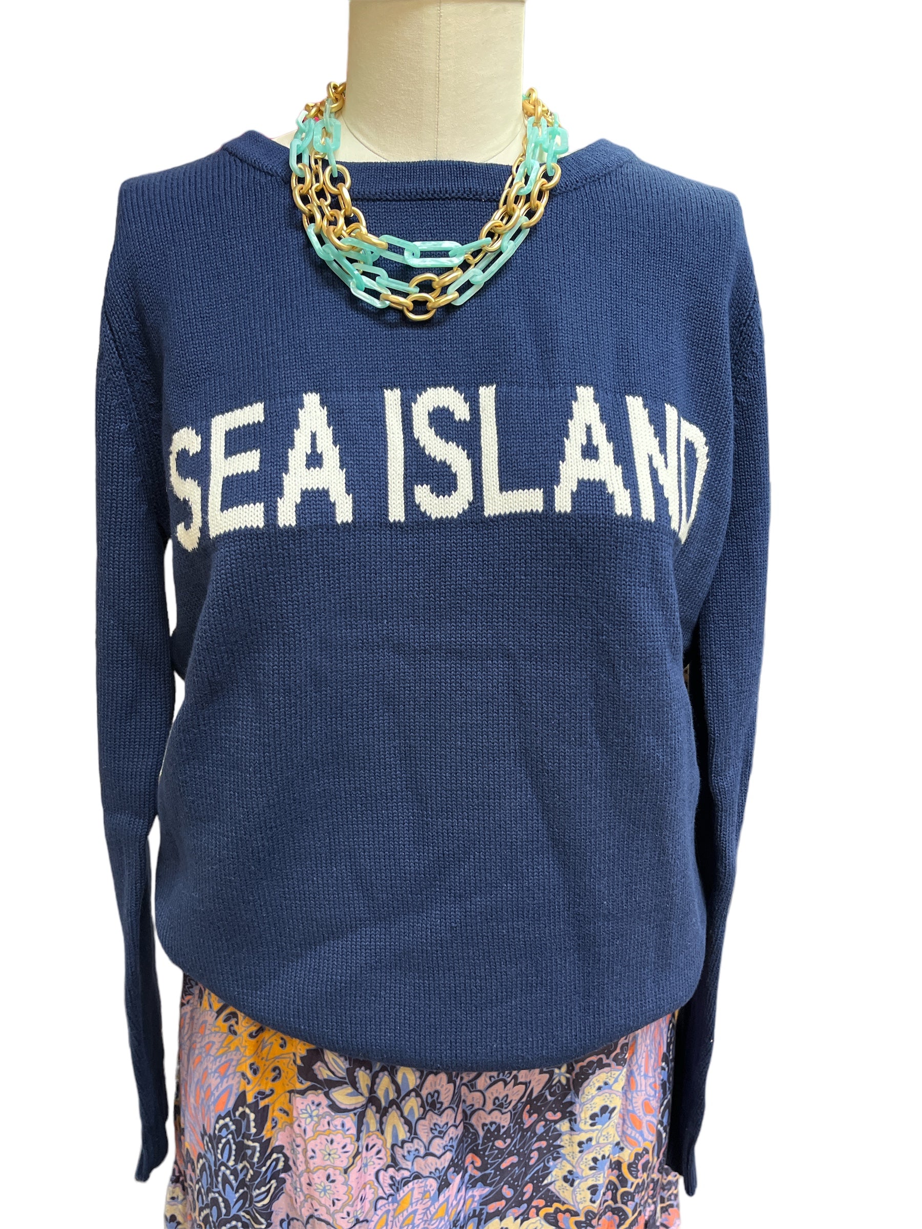 Pink Pineapple | Classic Sea Island Sweater | Pink Pineapple | Cloister Collection Designer Fashion
