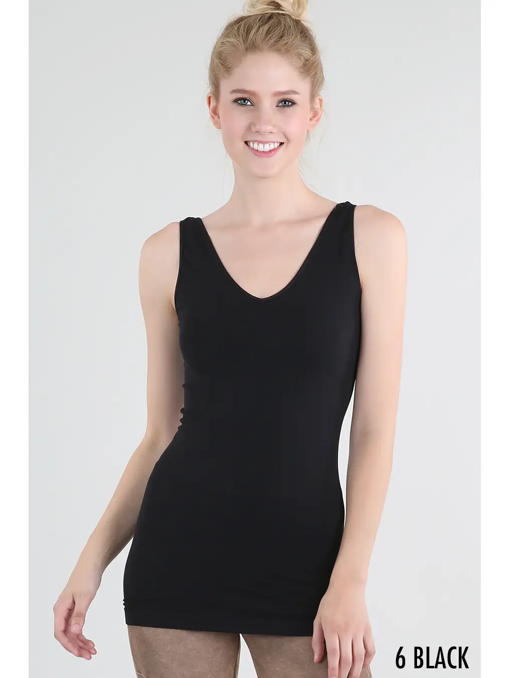 Women’s Reversible Tank Top
in black