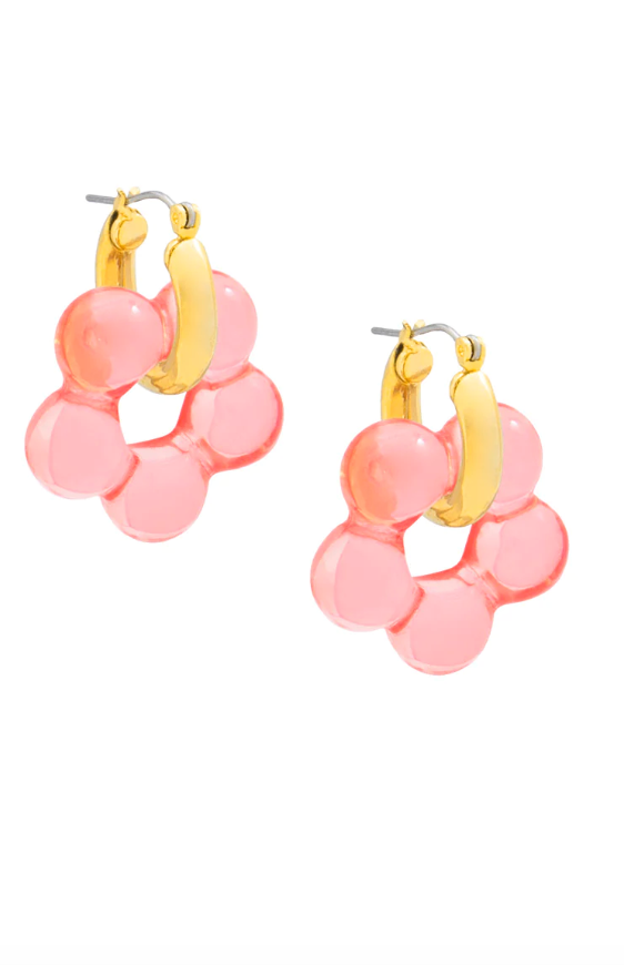 Cloister Collection | Flower Earring Pink