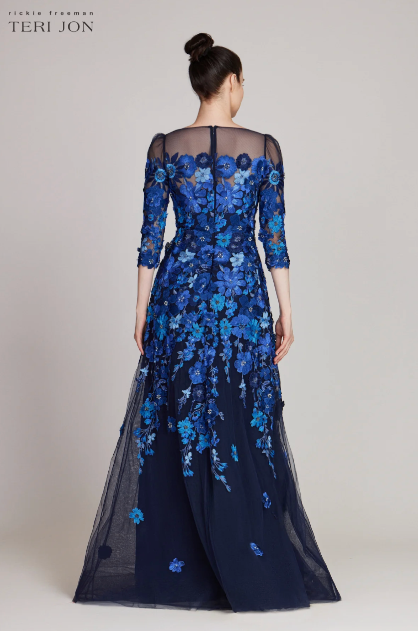 Teri Jon | Floral Gown