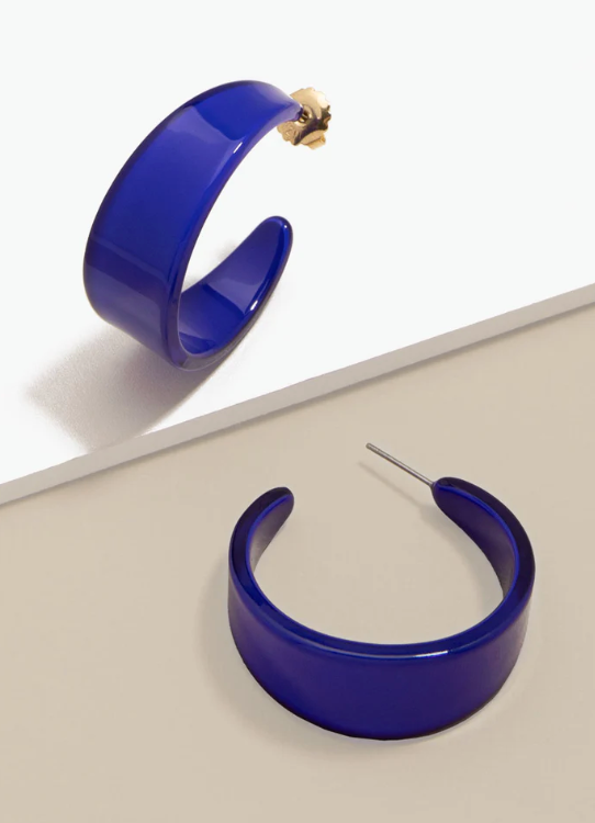 Zenzii | Resin Open Hoop Earring