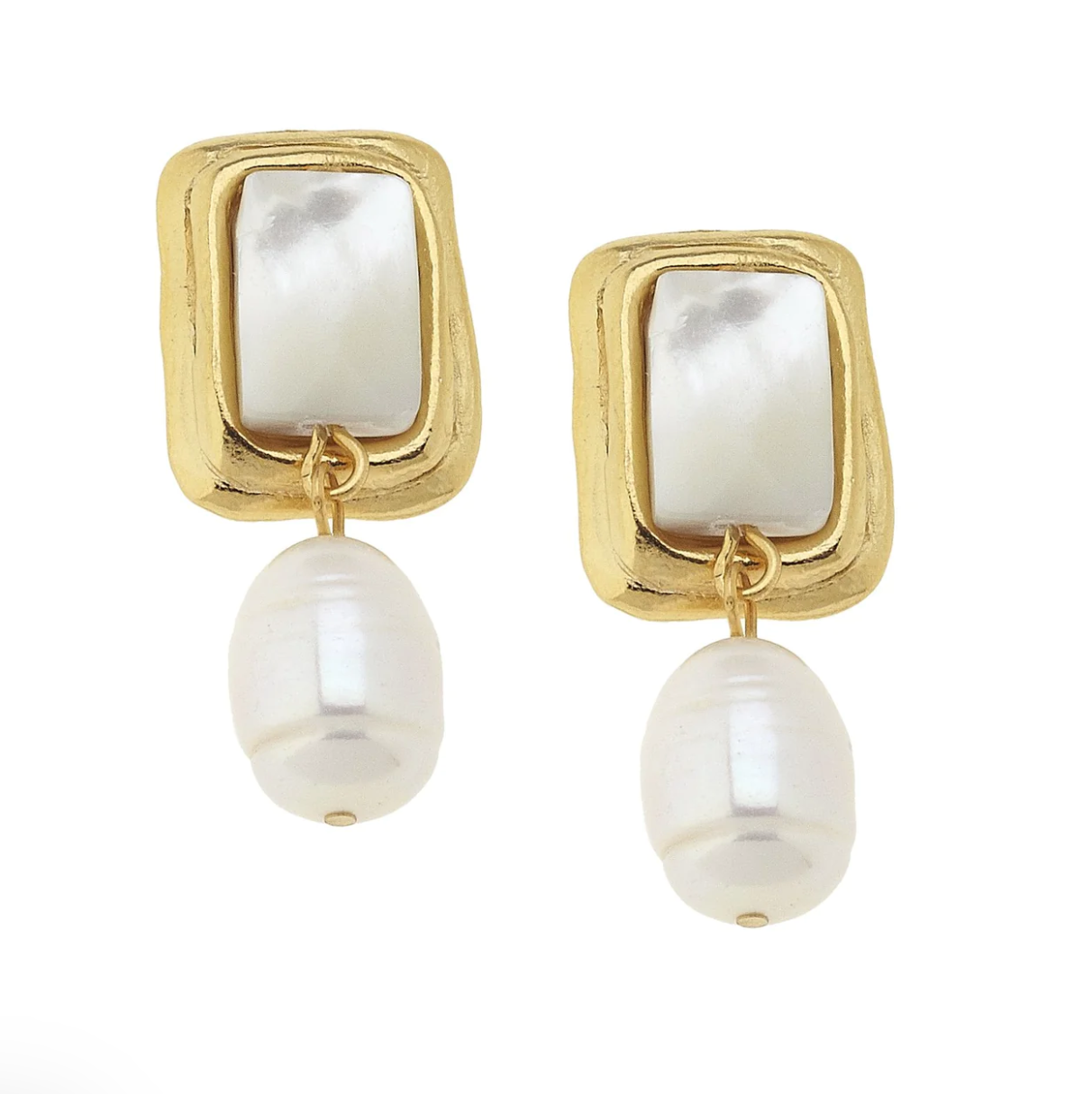 Susan Shaw | Pearl Drop Clip Earrings