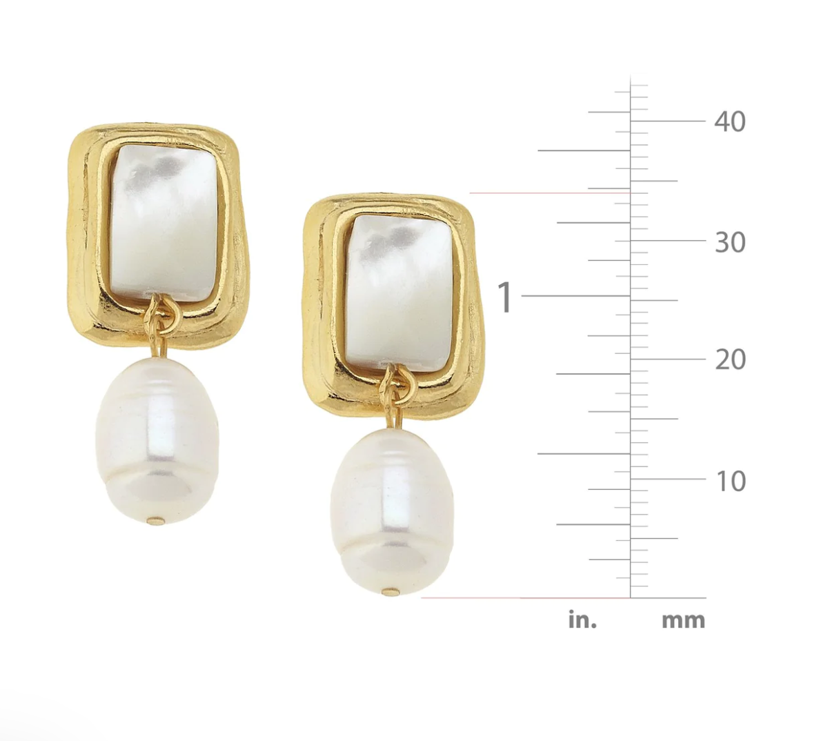Susan Shaw | Pearl Drop Clip Earrings