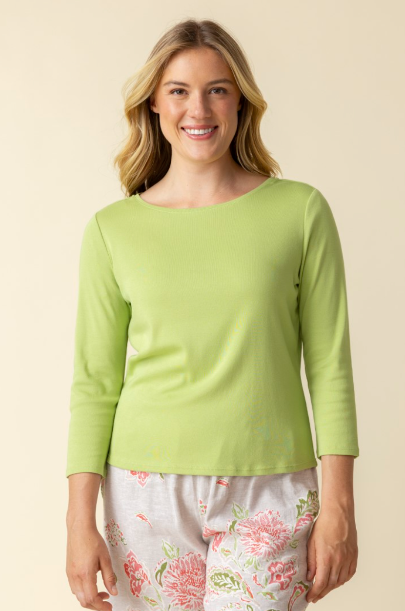 Habitat | Everyday Rib Boatneck Tee