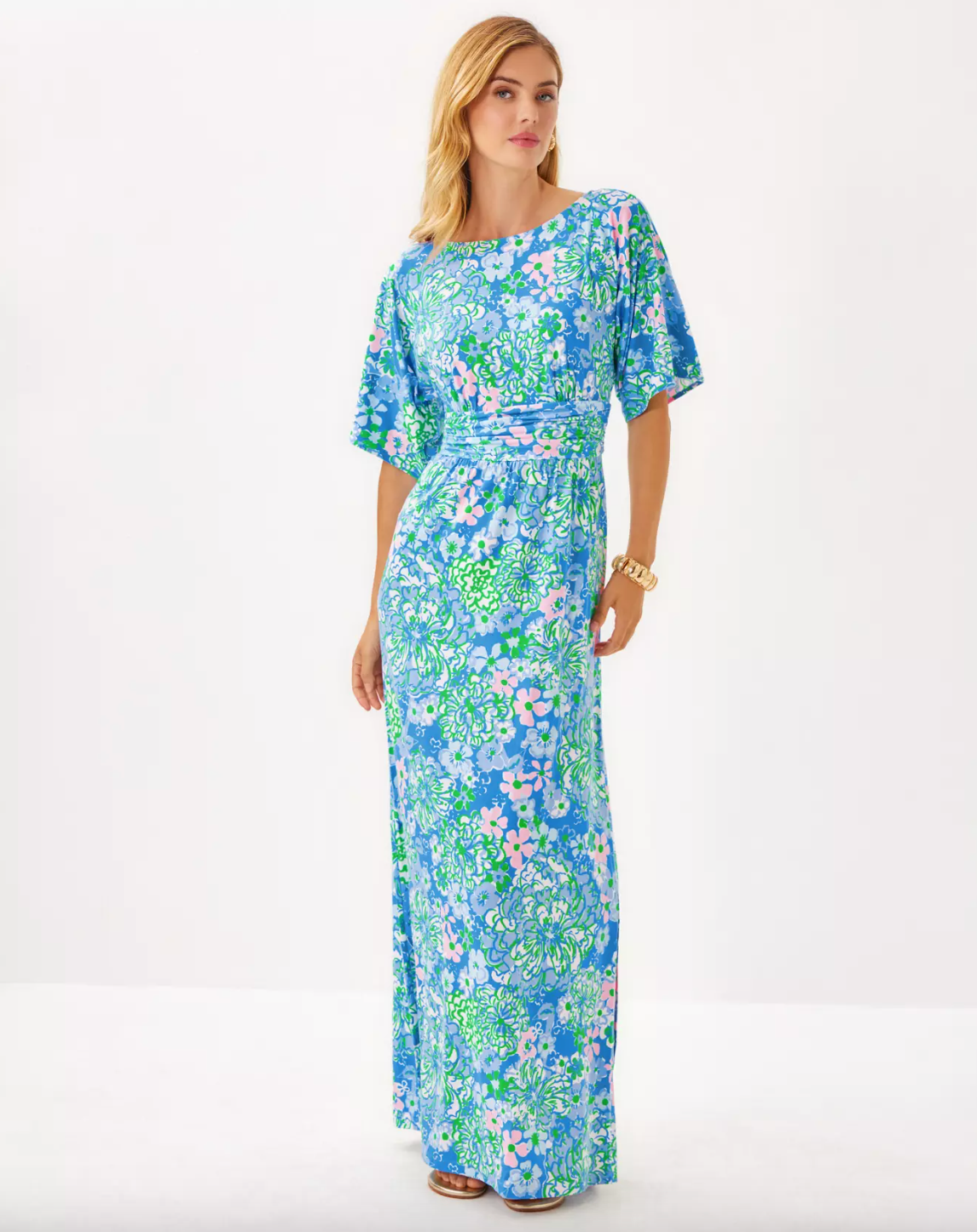 Lilly Pulitzer | Parigi Boat Neck Maxi Dress