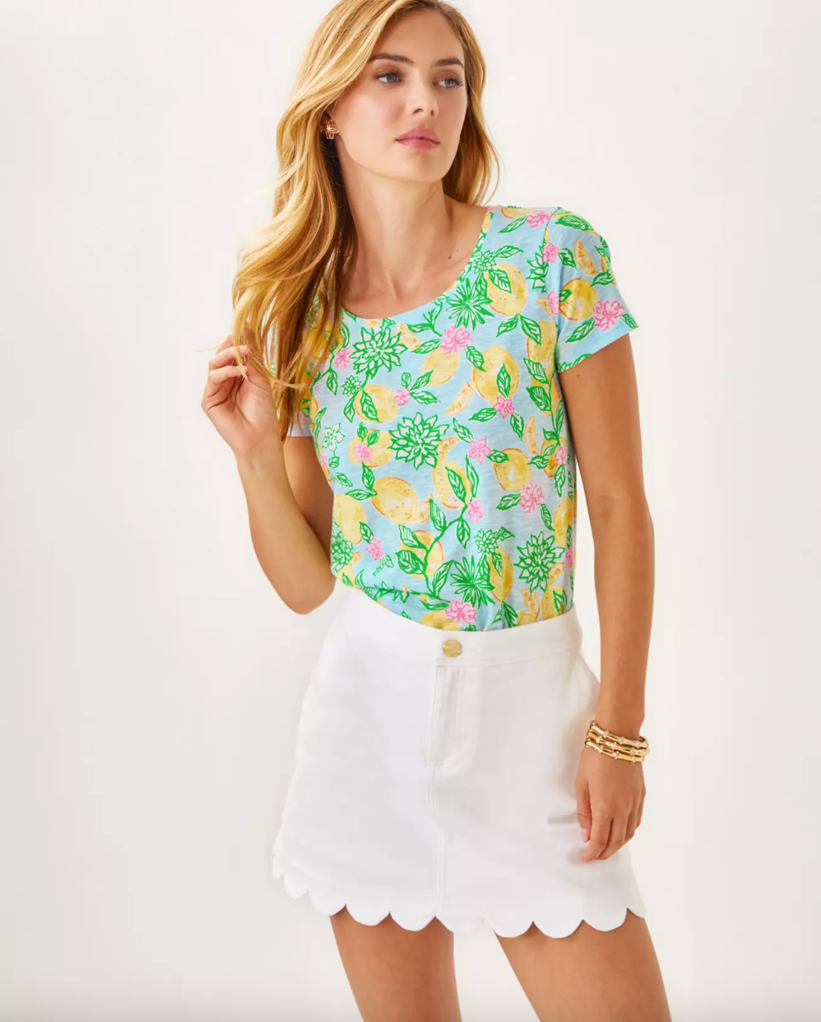 Lilly Pulitzer | Etta Scoop Neck Top