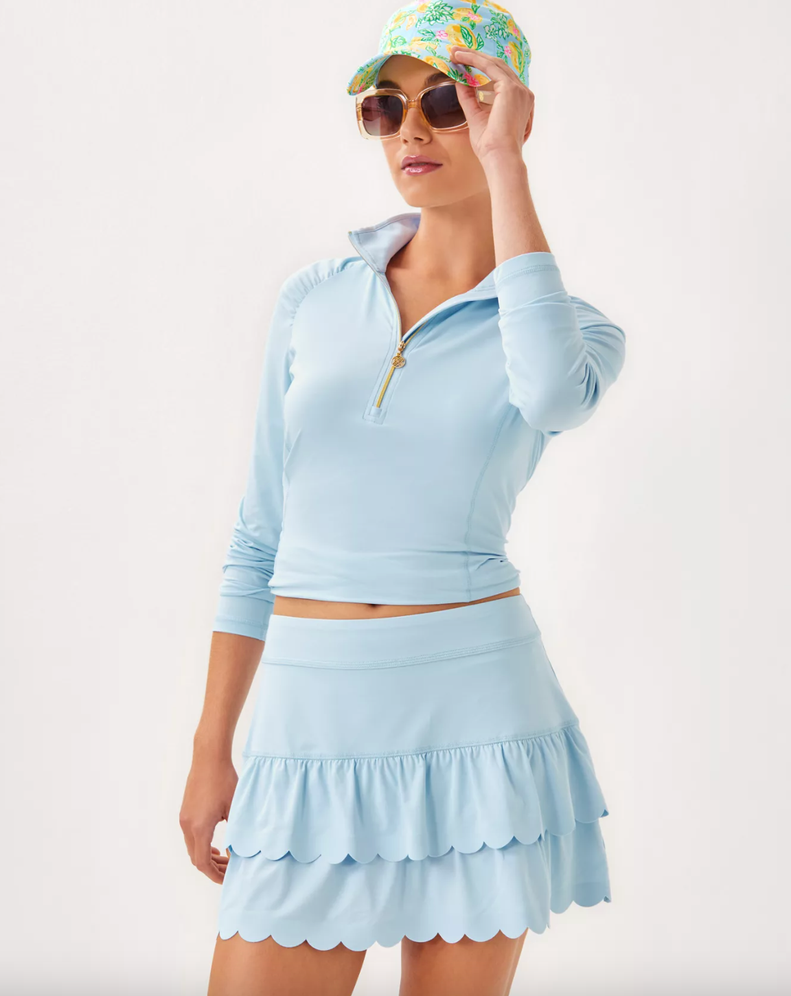 UPF 50+ Luxletic Miesha Scallop Skort