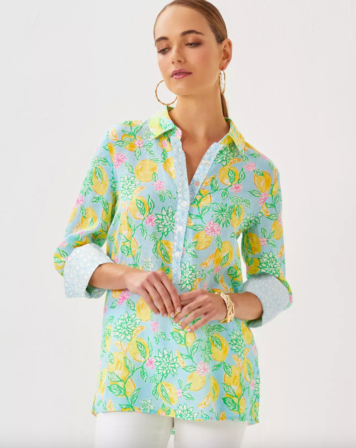 Lilly Pulitzer | Riverlyn Pieced Print Tunic