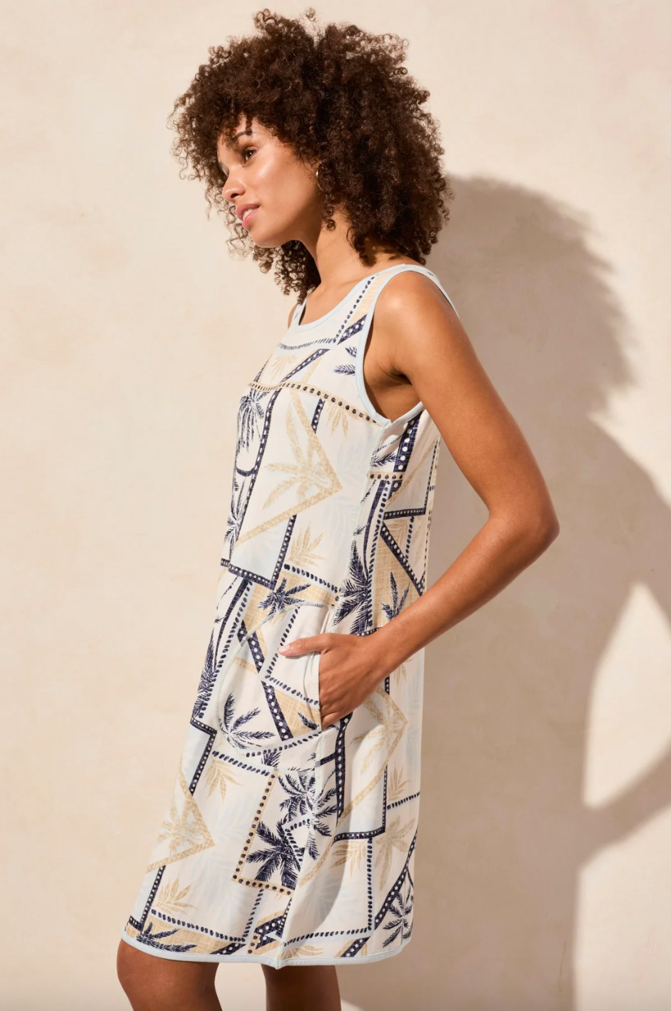 Tribal | Reversible A-line Dress-water