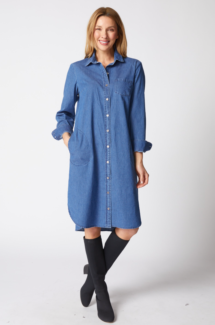 Habitat | Perfect Travel Denim Cafe Midi