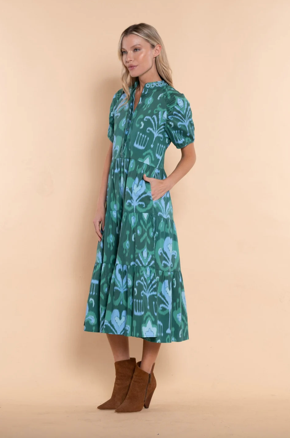 Sheridan French | Kimbell Dress - Emerald