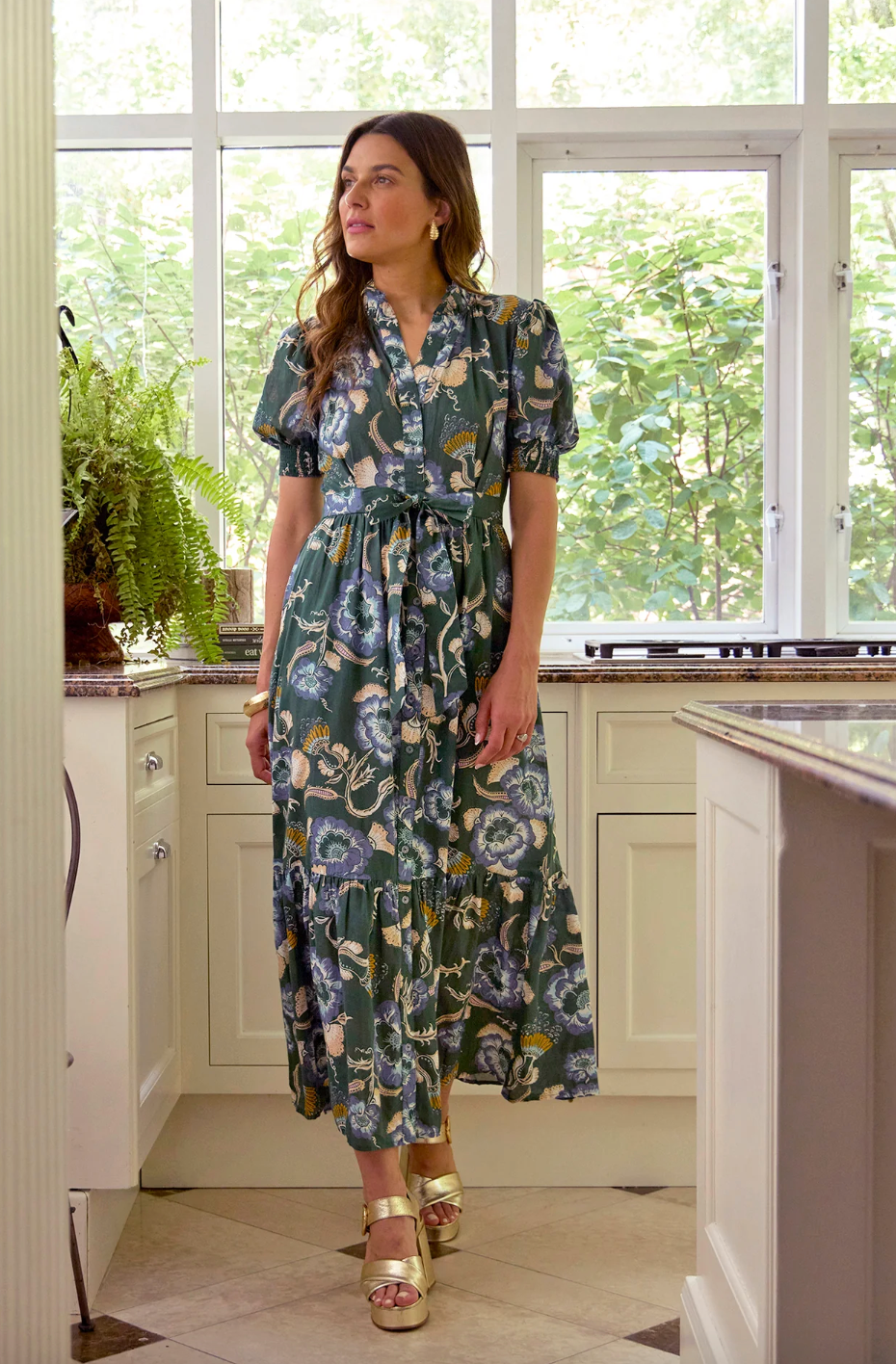 Sheridan French | Birdie Dress - Forest