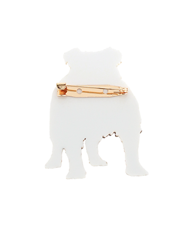 Cloister Collection | Bulldog Glitter Brooch