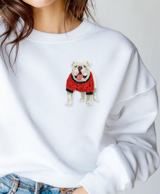 Cloister Collection | Bulldog Glitter Brooch