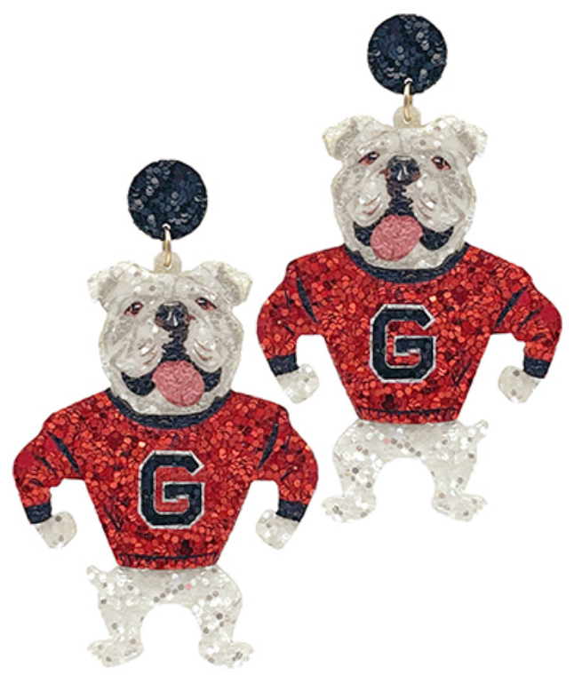 Cloister Collection | Standing Bulldog Earrings