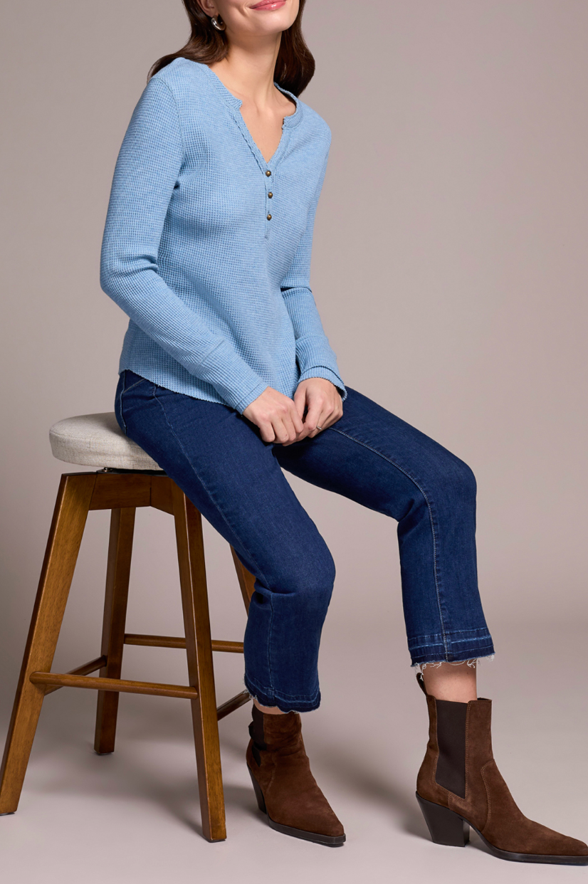 Tribal | Henley Top W/ Buttons