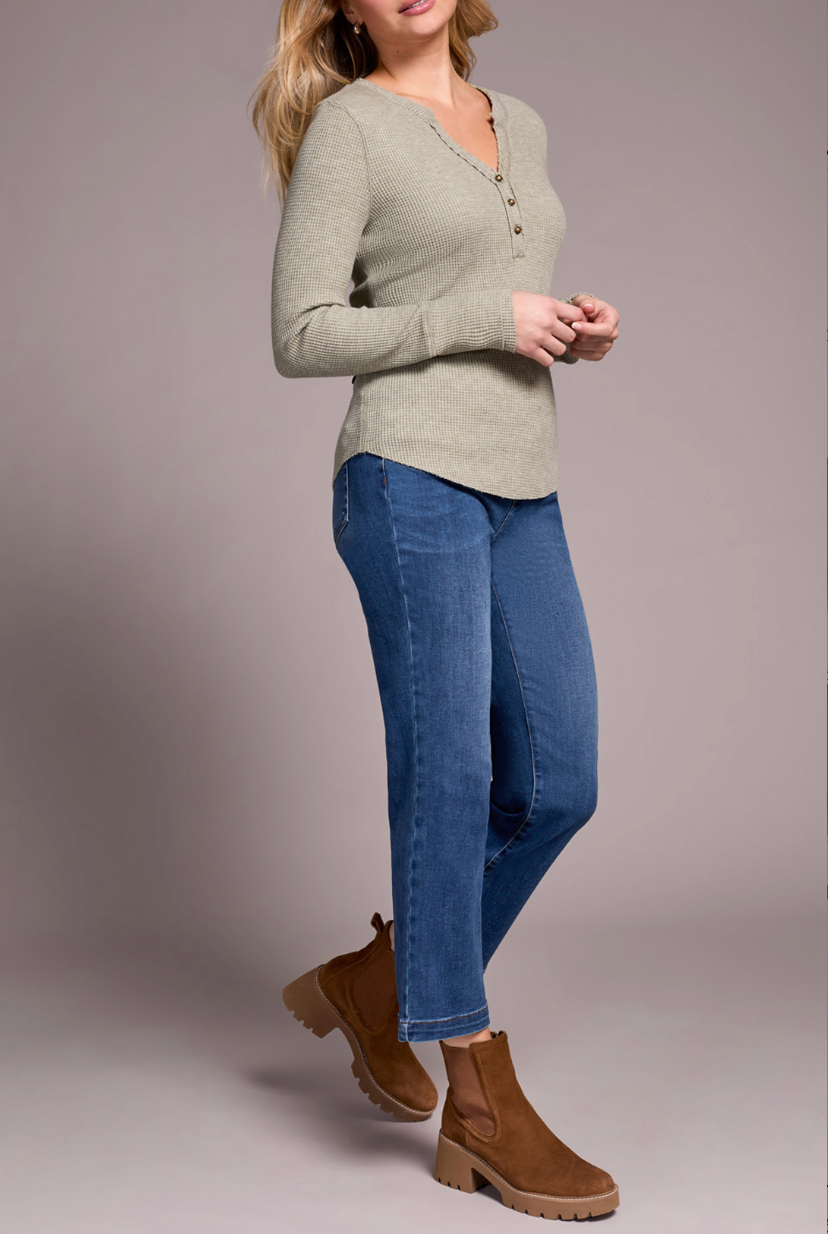 Tribal | Henley Top W/ Buttons
