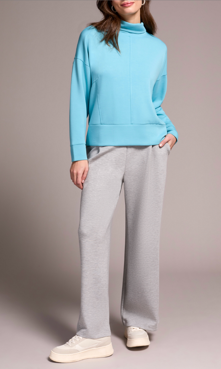 Tribal | Long Sleeve Funnel Neck Top