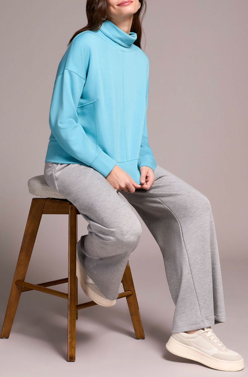 Tribal | Long Sleeve Funnel Neck Top