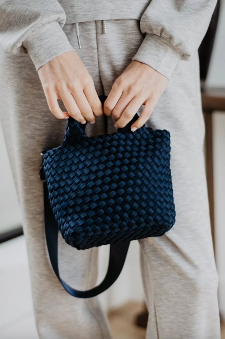 Neoprene Braided Clutch