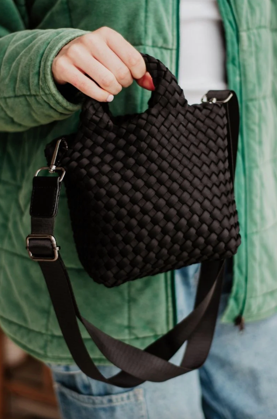 Neoprene Braided Clutch