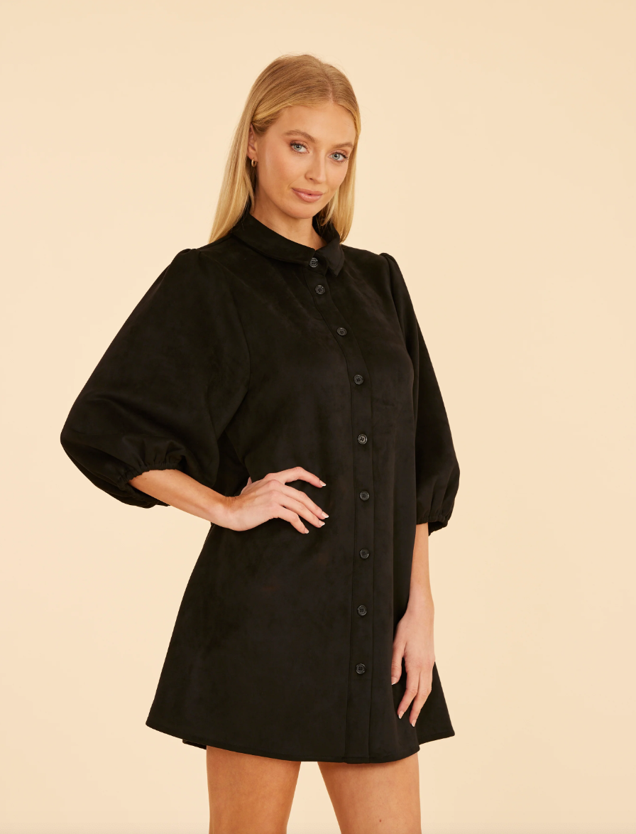 Dolce Cabo | Faux Suede Dress | Dolce Cabo | Cloister Collection Designer Fashion