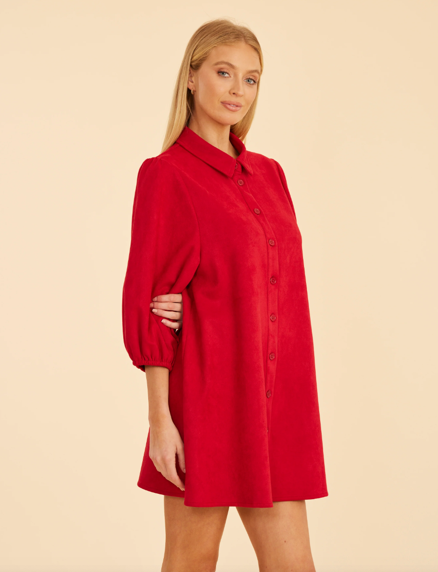 Dolce Cabo | Faux Suede Dress | Dolce Cabo | Cloister Collection Designer Fashion
