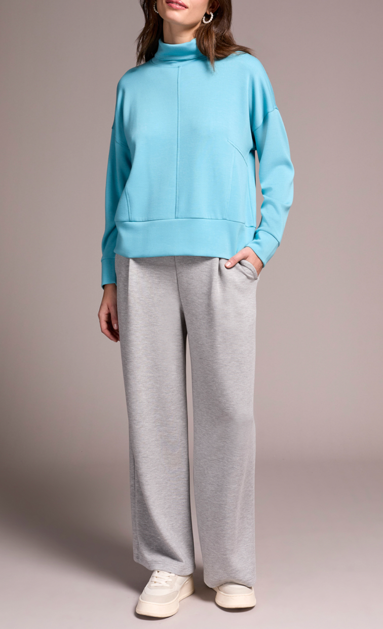 Tribal | Long Sleeve Funnel Neck Top