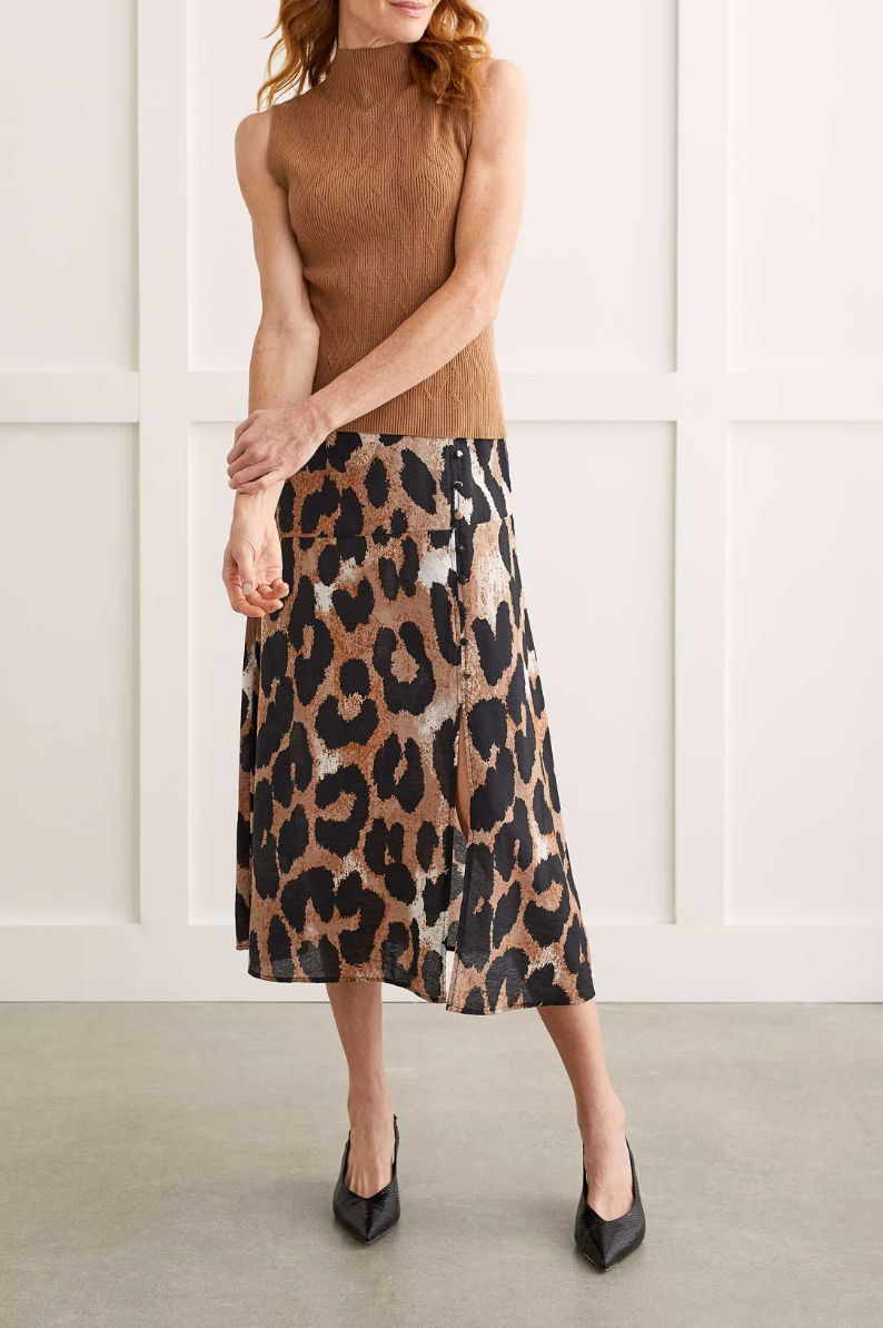 Tribal | Sleevless Mock Neck | Tribal | Cloister Collection Designer Fashion