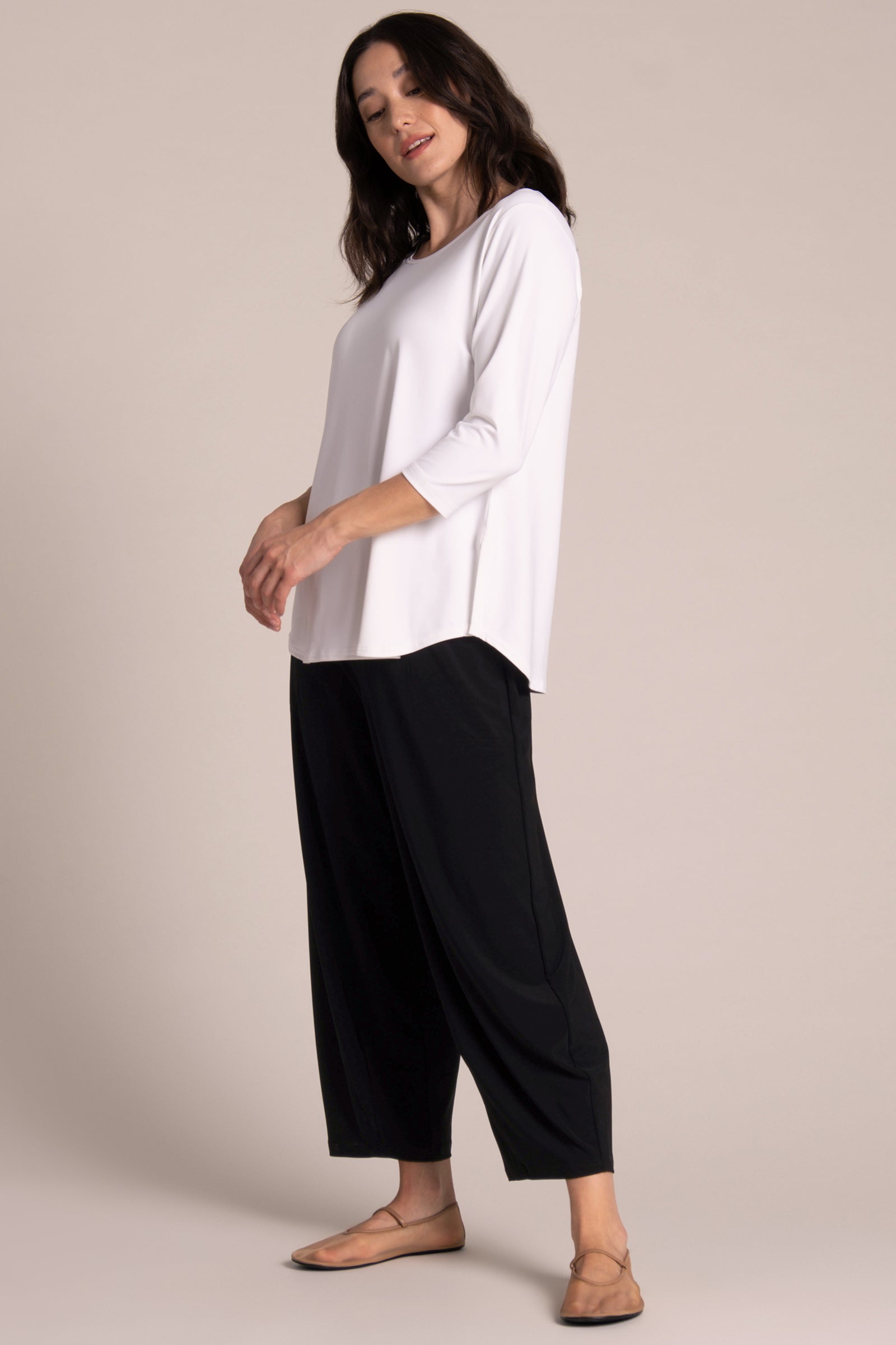 Narrow Lantern Pant - Black