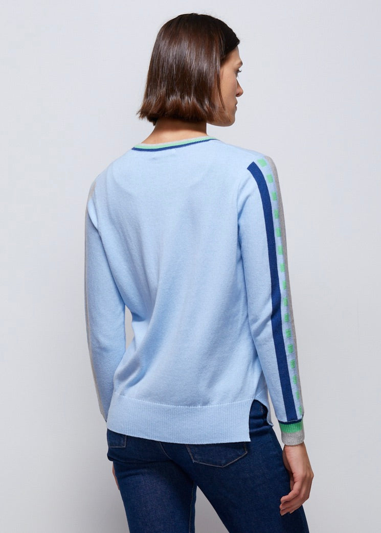 Zaket& Plover | Vneck with Stripe