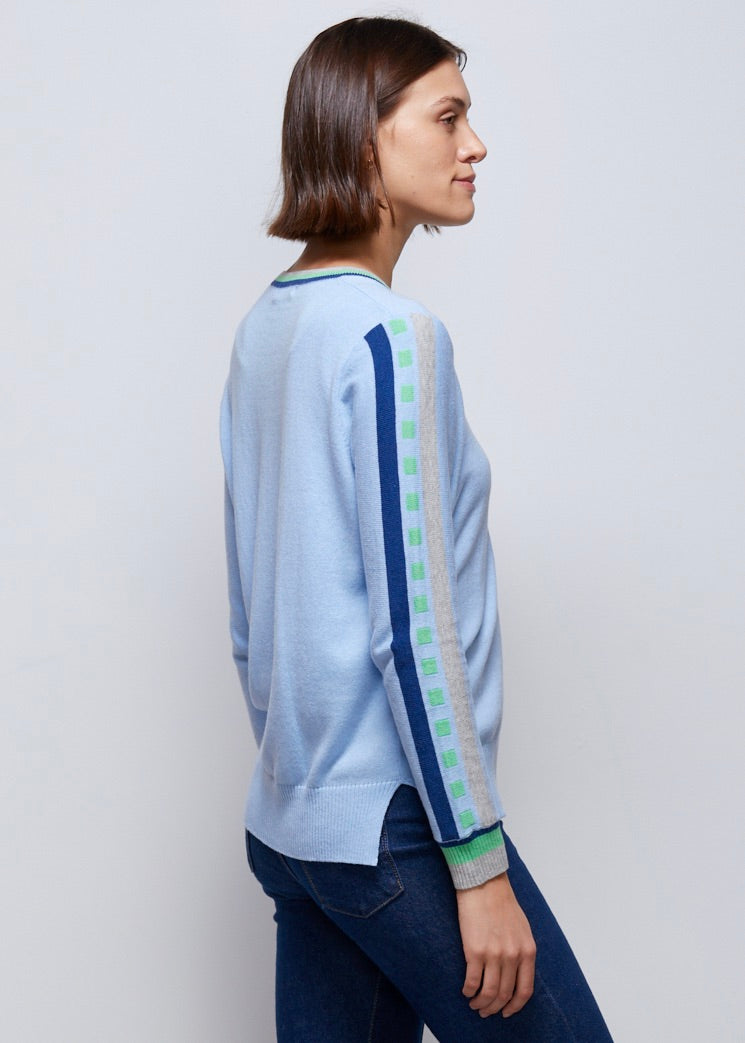 Zaket& Plover | Vneck with Stripe