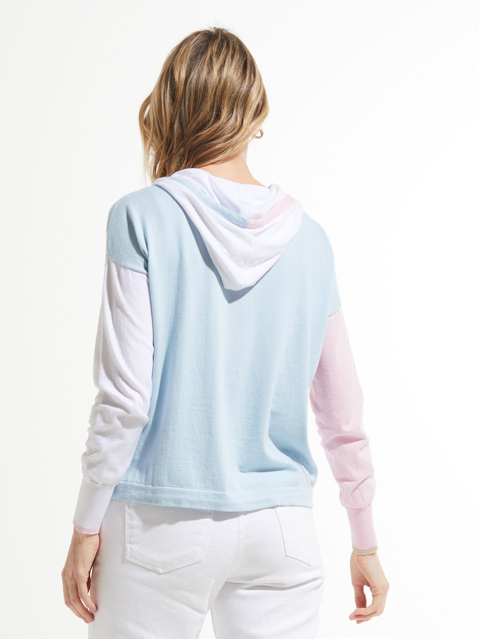 Zaket & Plover | Color Block Hoodie - Sky