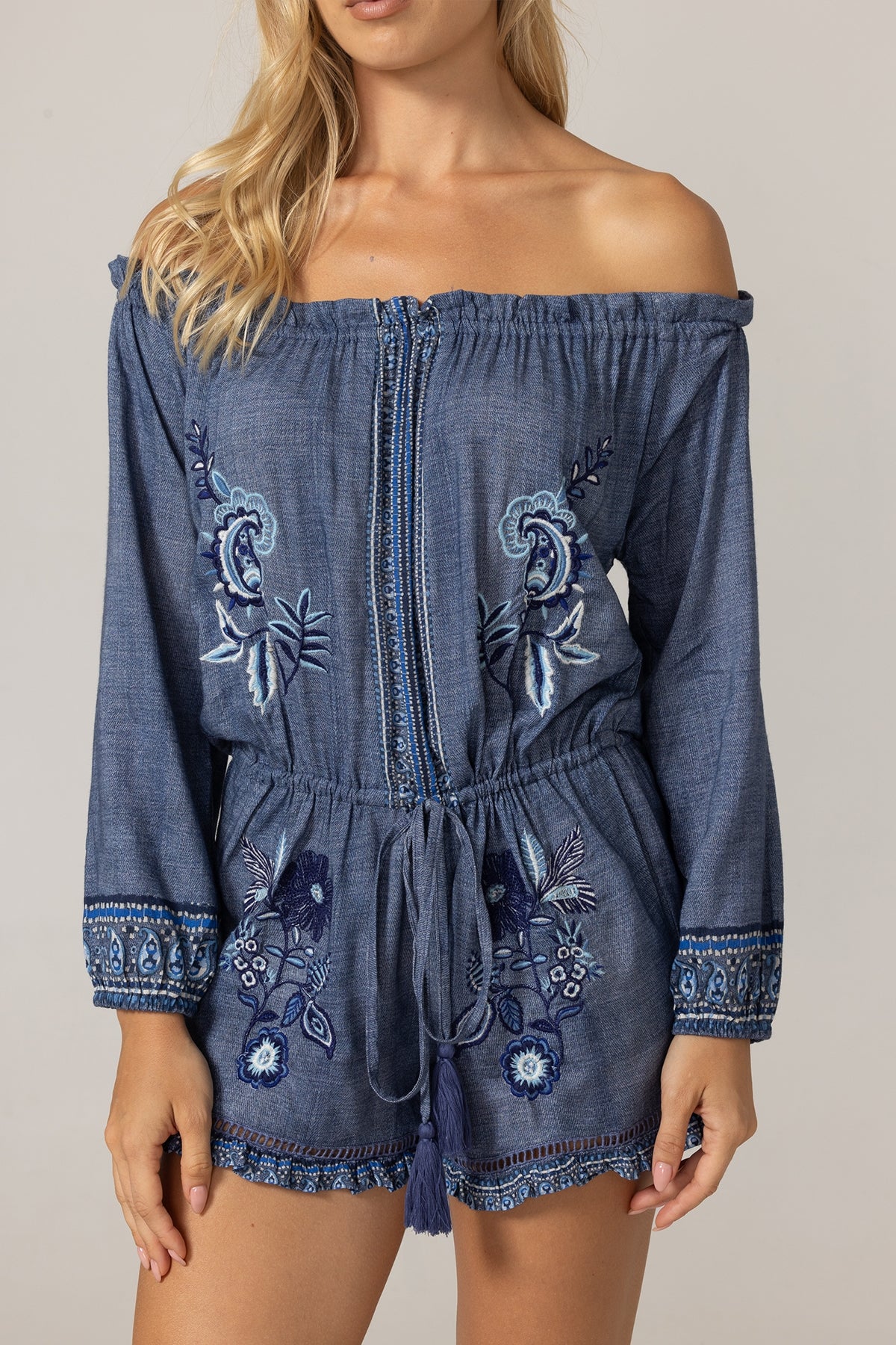 Alba Playsuit - Blue