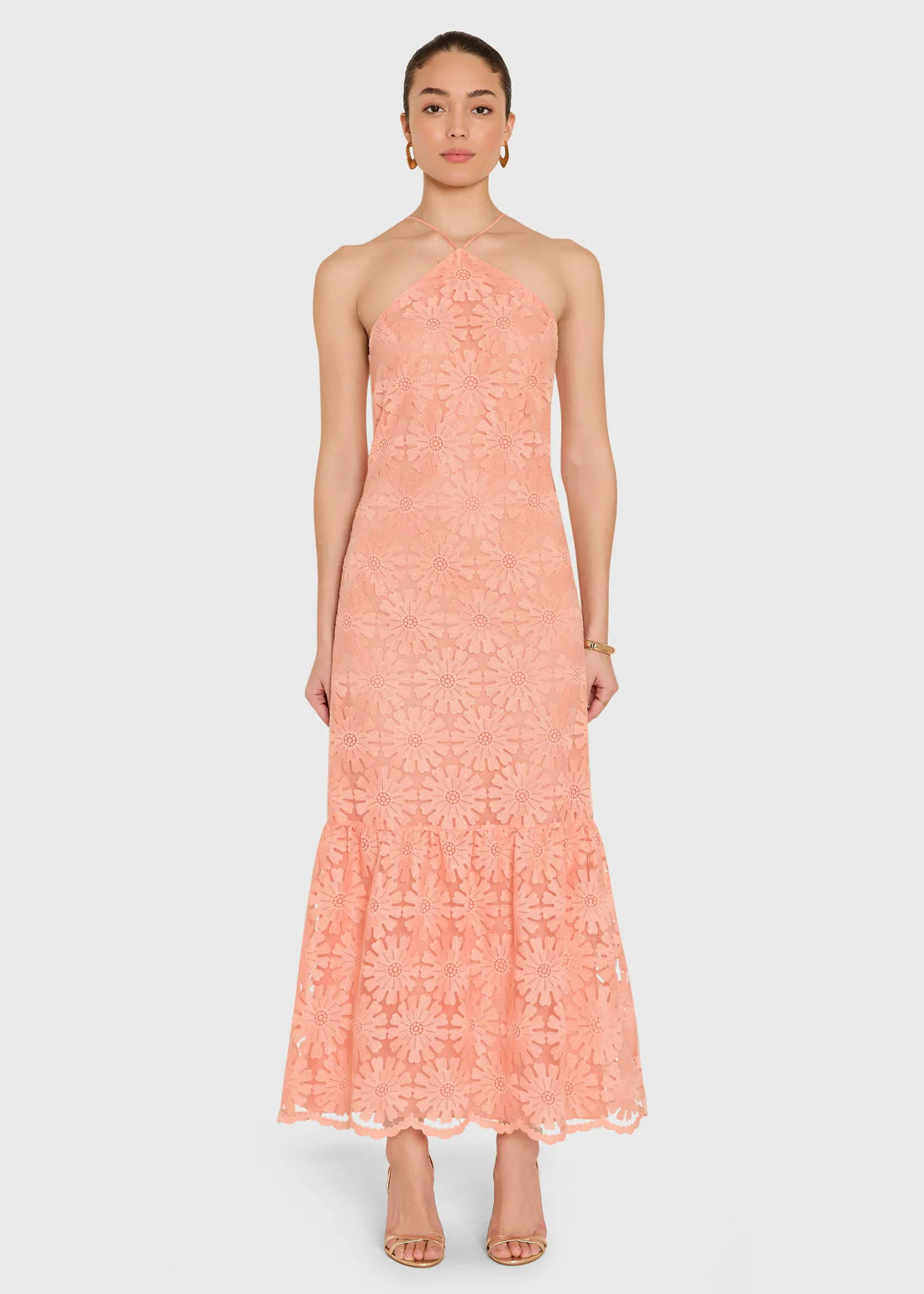 darcey maxi dress MORE TO COME Darcey Maxi Dress in Dark Brown