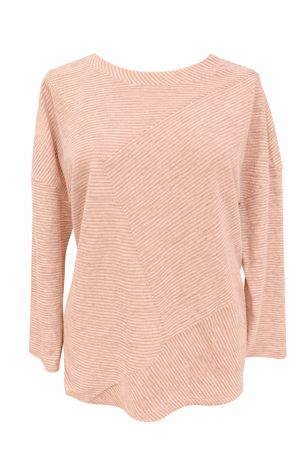 Pasadena Knit Strip Seamed Top