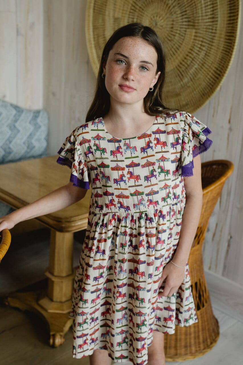 Briton Court | Girls Bella Dress- Derby