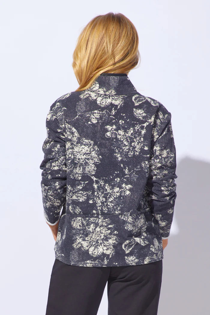 Escape By Habitat | Batik Floral Quarter Zip
