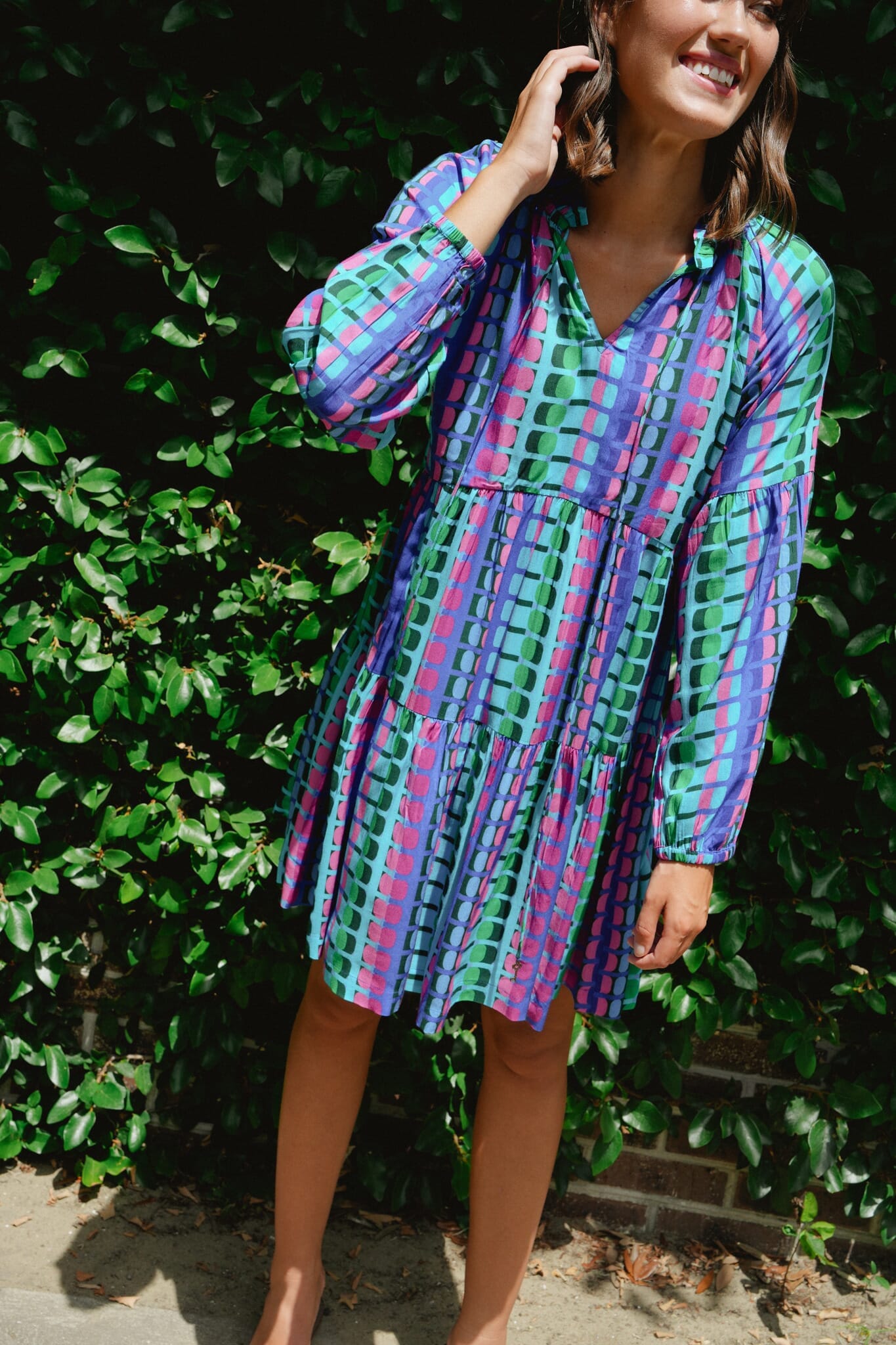 Briton Court | Eliza Dress- Dahlia