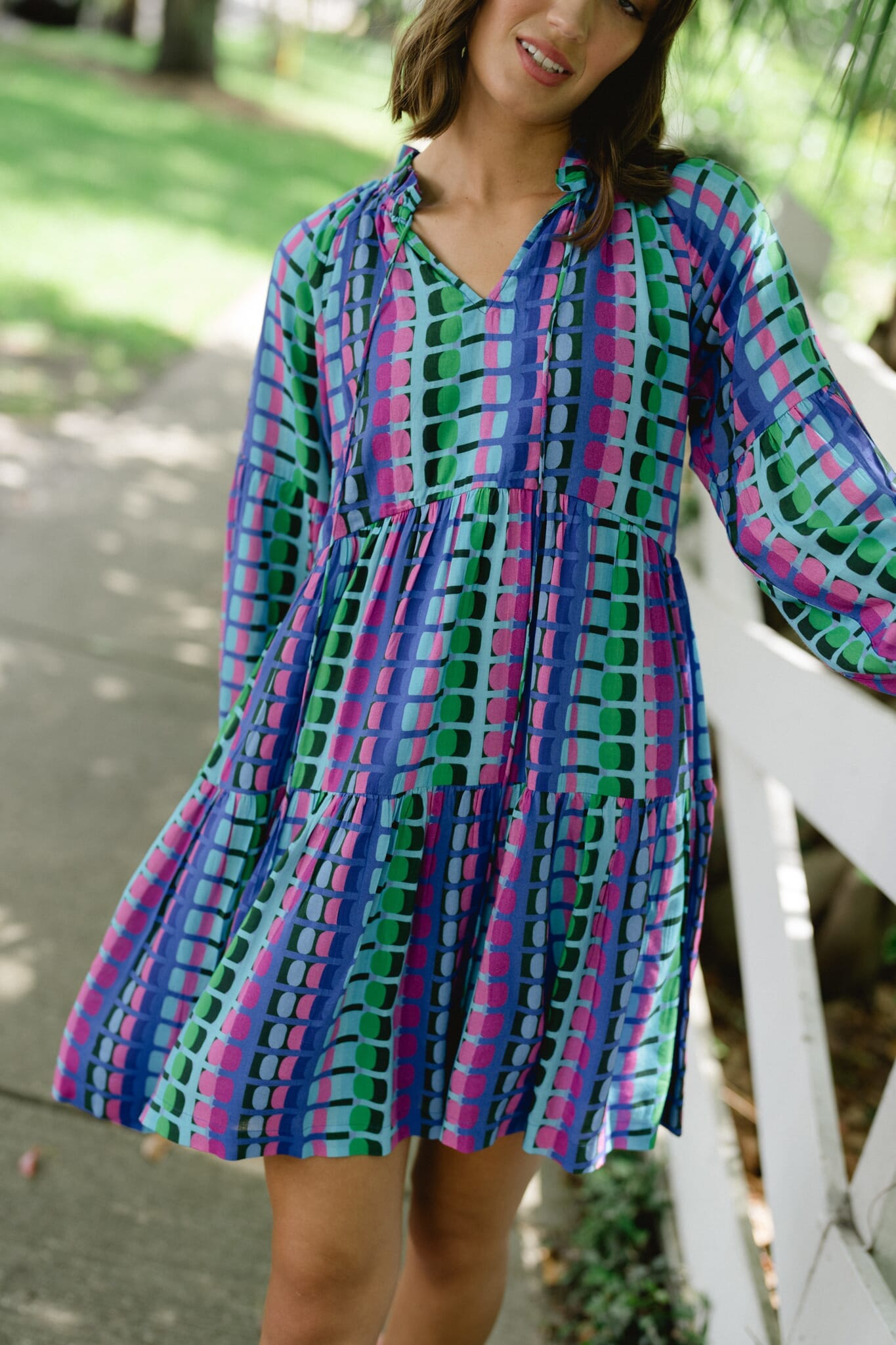 Briton Court | Eliza Dress- Dahlia