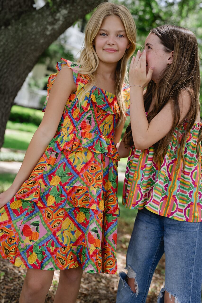 Briton Court | Girls Remi Smocked Girls Dress