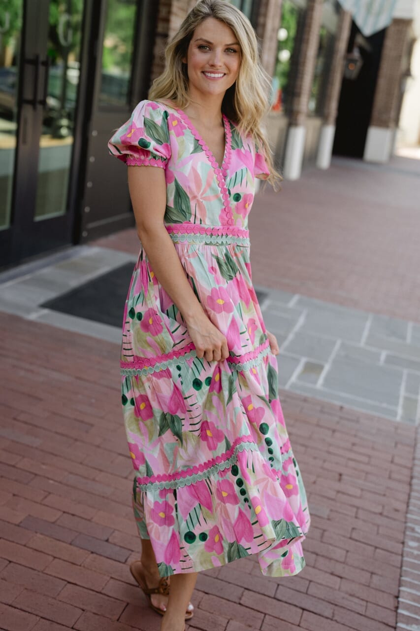 Briton Court | Gigi Midi- Frosted Pink