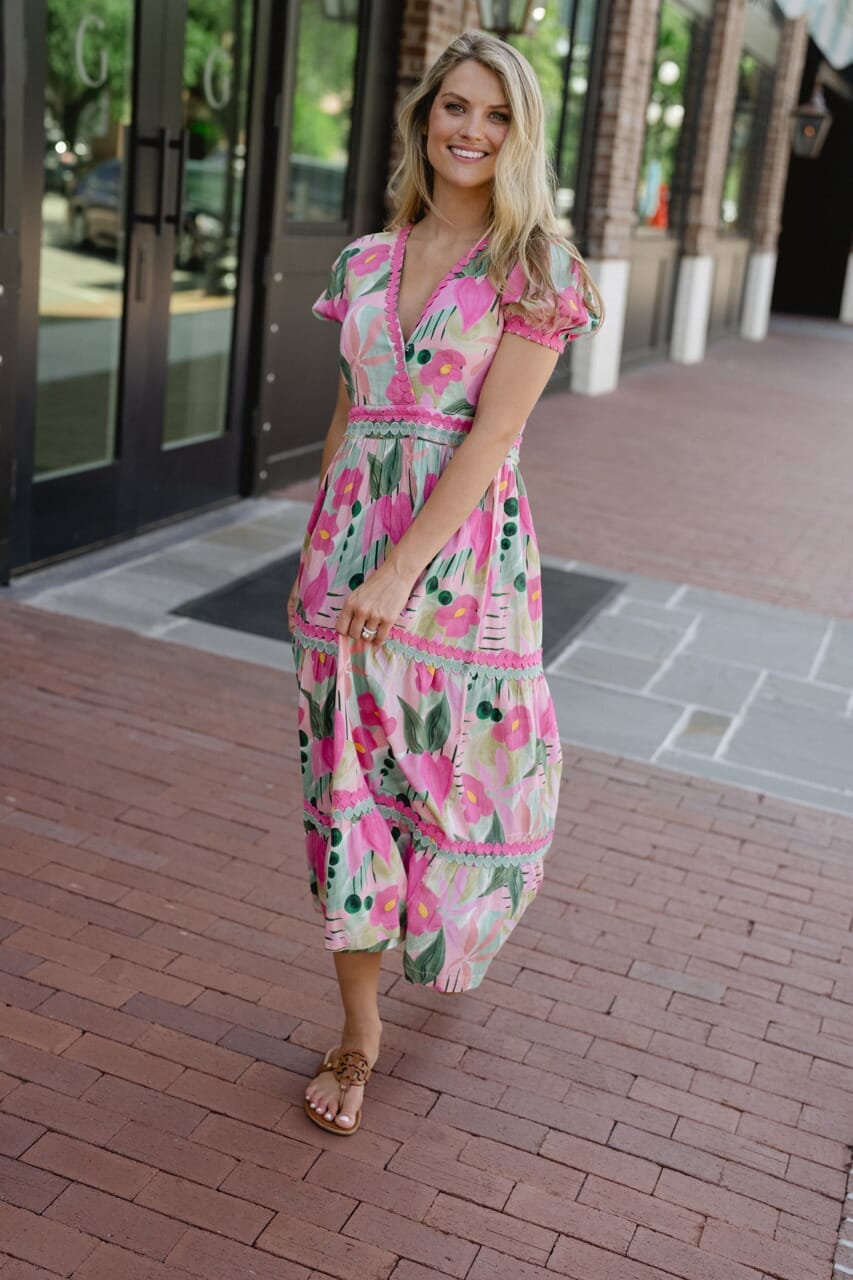 Briton Court | Gigi Midi- Frosted Pink